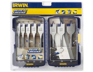 Irwin Blue Groove Wood Flat Bits - Set Of 8